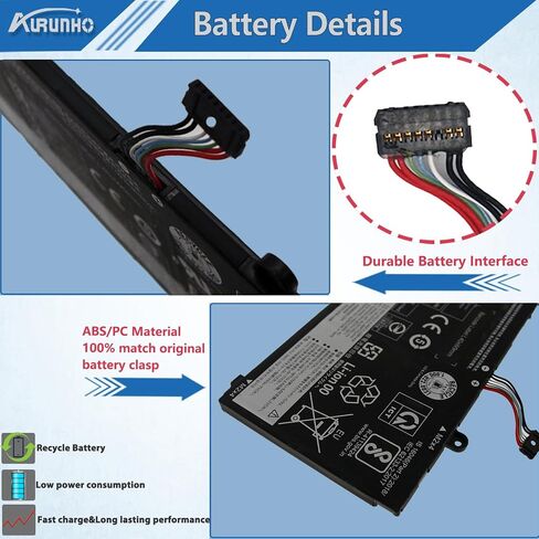 L19C3PDA Laptop Battery Replacement for Lenovo ThinkBook 14 15 (G2 ITL, G3 ACL, G2 are, G3 ITL, G4 ABA) Series L19L3PDA L19M3PDA L19D3PDA 11.52V 45Wh 3907mAh in Saudi Arabia