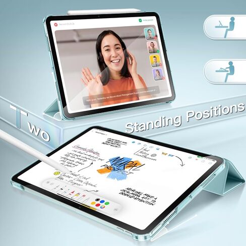 JETech Case for iPad Air 13" M4/M3/M2, Black in Saudi Arabia