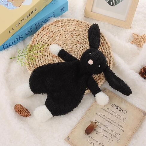 Apricot Lamb Bunny Snuggler Blanket Soft Loveys for Babies, Security Blanket for Baby Boy and Girl, 10.3 Inches for Infant and Toddlers in Saudi Arabia