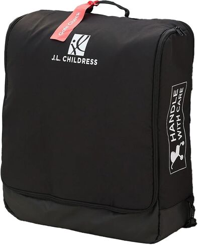 J.L. Childress Padded Compact Stroller Travel Bag - Fits UppaBaby MINU and more - Thick Padding, Expandable, Backpack Straps, AirTag Holder - Air Travel Bag for Easy Fold, Compact Strollers in Saudi Arabia