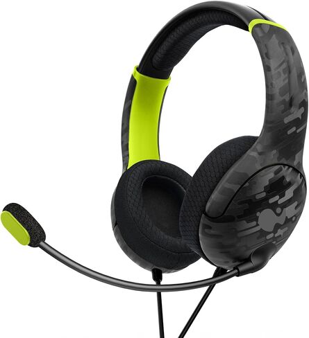 PDP AIRLITE Wired Headset: Electric Carbon - Xbox Series X|S, Xbox One, & Windows 10/11 PC in Kuwait