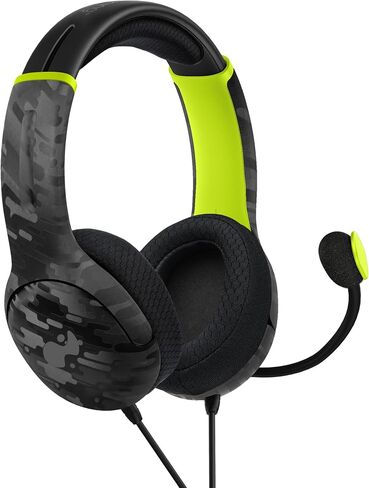 PDP AIRLITE Wired Headset: Electric Carbon - Xbox Series X|S, Xbox One, & Windows 10/11 PC in Kuwait