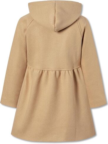Betusline Girls' Dress Coat, Kids Hoodie Trench Coats Overcoat Fall Winter Outerwear Peacoat,3# Purple,4-5T = Tag 120 in Saudi Arabia