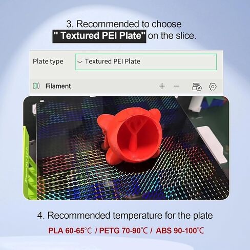 لوحة بناء PEY PEF من IdeaFormer لمختبر Bambu X1/X1C/X1E/P1P/P1S/A1، مرنة Galaxy PEY+Rainbow Confetti PEF Spring Steel Print Bed 257x257mm لمنصات طابعات Bambu ثلاثية الأبعاد in Kuwait