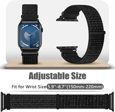 Bcuckood Nylon Sport Bands Compatible with Apple Watch Band 49mm 45mm 46mm 44mm 42mm 41mm 40mm 38mm Women Men, Adjustable Solo Loop Bands for iWatch Series 11 10 9 8 7 6 5 4 3 SE Ultra 2 1, 3 Pack in Saudi Arabia