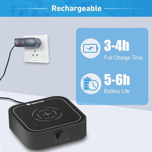 Magnetic Stirrer 3000rpm, Magnetic stir Plate with Stir Bar, Mini Magnetic Mixer Stirrer Max Stirring Capacity 3000mL, Lab Stirrers (No Heating) in Saudi Arabia