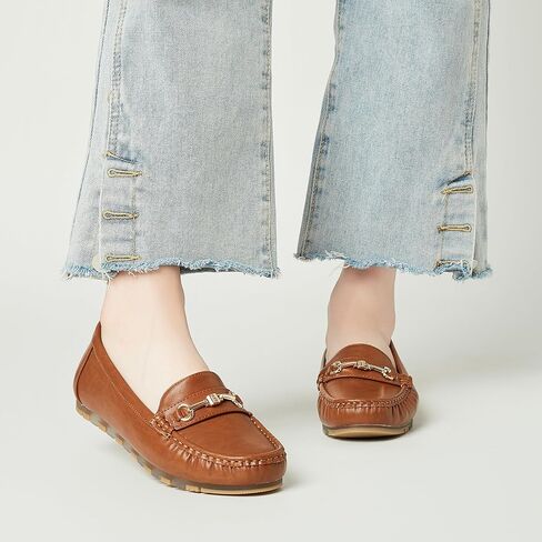 Women's Loafers Casual Slip on Flat Shoes Womens Penny Loafers Moccasions Comfort Dressy Work Shoes in Saudi Arabia