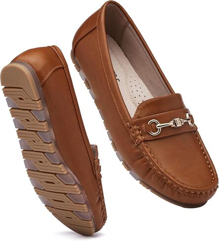 Women's Loafers Casual Slip on Flat Shoes Womens Penny Loafers Moccasions Comfort Dressy Work Shoes in Saudi Arabia