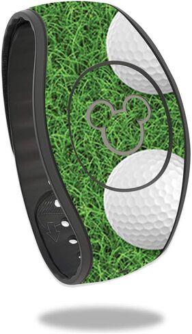 غلاف MightySkins متوافق مع Disney MagicBand 2 - Golf | غطاء ملتف واقٍ ومتين وفريد ​​من نوعه من الفينيل | سهل التطبيق والإزالة وتغيير الأنماط | صنع في الولايات المتحدة الأمريكية in Saudi Arabia