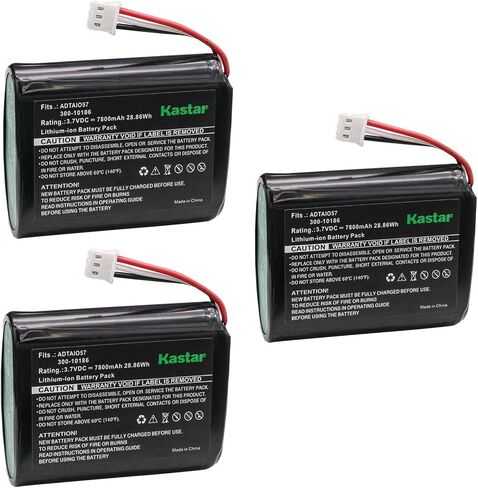 Kastar 1-Pack Battery Replacement for ADT 300-10186 Lithium-ion Battery, ADT Command Smart Security Panel ADT5AIO-1 ADT5AIO-2 ADT5AIO-3 ADT7AIO-1, Honeywell AI05-2, AIO7-2 Command Smart Security Panel in Saudi Arabia