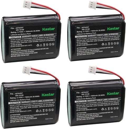 Kastar 1-Pack Battery Replacement for ADT 300-10186 Lithium-ion Battery, ADT Command Smart Security Panel ADT5AIO-1 ADT5AIO-2 ADT5AIO-3 ADT7AIO-1, Honeywell AI05-2, AIO7-2 Command Smart Security Panel in Saudi Arabia