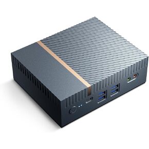 chatreey Mini PC 13th Gen Core i5-1340P(Up to 4.6GHz), 16GB DDR5 RAM 1TB SSD, 12 Cores Desktop Gaming Computer Support 4K 4-Screen Display/Dual 2.5G LAN/Windows 11 Pro/WiFi 6/BT 5.0/Thunderbolt 4