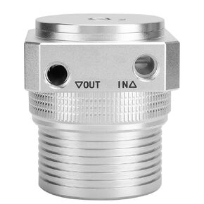 Aluminum Alloy PC Computer Water Cooling Pump Cover Set Computers Pump Cover Dissipates Heat Quickly, Support 60MM Male Thread Water, Silver