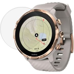 for Suunto 7 Screen Protector,(2pcsk) 9H 2.5D Anti-Bubble Anti-Scratch Screen Tempered Glass Protective Film for Smartwatch Suunto 7