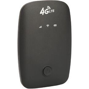 4G Mobile Hotspot Router, Portable Router with SIM Card Slot, Pocket Device with LED Display, Long Standby Time, for Home or Travel in 140 Countries