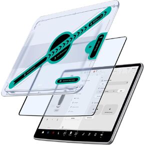 ESR Tempered Glass Screen Protector for Tesla Model 3/Y, Alignment Kit with Screen Protector, Scratch and Shock Resistant, Tesla Model Y Accessories 2024/2023, Tesla Model 3 Accessories 2023