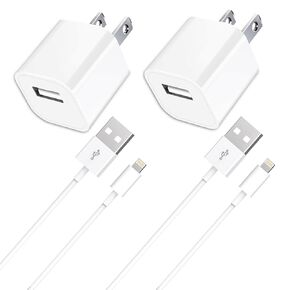 iPhone Charger 3.3FT,USB Charger for iPhone [MFi Certified] 2Pack USB Wall Charger Travel Block Adapter with 3.3FT USB to Lightning Fast Charging Data Sync Cable for iPhone 14/13/12/11/X/8/7/XR/XS Max