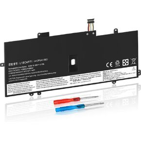 L18C4P71 Battery Replacement Thinkpad X1 Laptop Battery for Thinkpad X1 Carbon 7th Gen, X1 Carbon 8th Gen, ThinkPad X1 Yoga 4th/5th Gen Series 02DL005 02DL006 L18L4P71 SB10K97644 SB10K97642