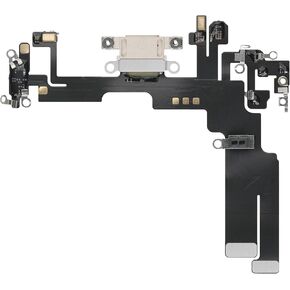 Dock Connector Charging Port Replacement for iPhone 14 Flex Cable Microphone Antenna Fix USB Charge Repair Headphone Jack Assembly for A2649, A2881, A2882, A2883, A2884