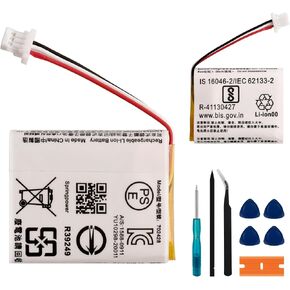 Replacement Charging Case Battery 702428 Compatible with Sony WF-1000XM4 WF1000XM4 Bluetooth Headset Batttery with Tools