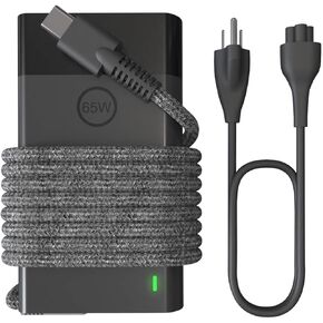 شاحن كمبيوتر محمول USB C بقدرة 65 وات لجهاز HP Envy X360، EliteBook 830 840 845 865 640 650، Spectre X360، USB-C ZBook Firefly 14 16 G10، Chromebook، Elite X2، سلك طاقة تيار متردد من النوع C للشحن السريع