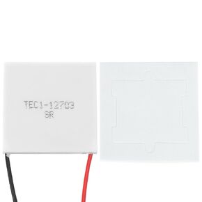 MECCANIXITY TEC1-12703 Semiconductor Refrigeration Tablets 15.8V 3A 28W Heatsink Thermoelectric Cooler Cooling Plate Module 40x40mm