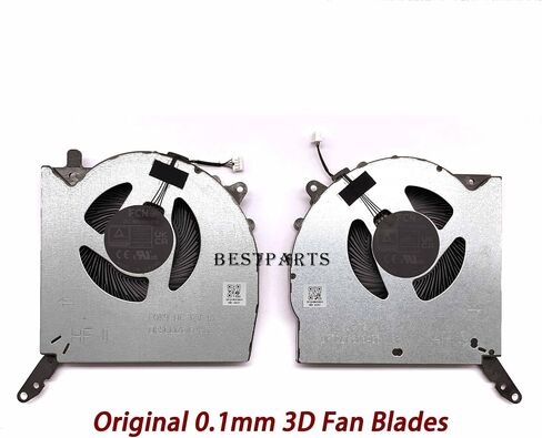 BestParts New Genuine CPU+GPU Cooling Fan Replacement for Lenovo Legion Pro 5 16IRX8 (Type: 82WK), P/N: DFSCL12E16486Y FQK9, DFSCL12E06486Y FQK8 in Saudi Arabia