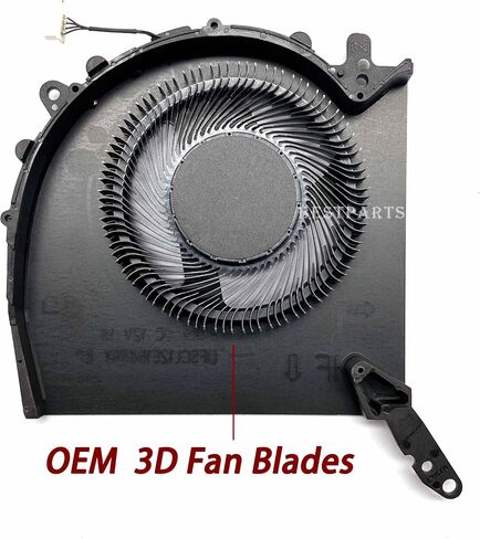 BestParts New Genuine CPU+GPU Cooling Fan Replacement for Lenovo Legion Pro 5 16IRX8 (Type: 82WK), P/N: DFSCL12E16486Y FQK9, DFSCL12E06486Y FQK8 in Saudi Arabia