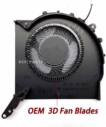 BestParts New Genuine CPU+GPU Cooling Fan Replacement for Lenovo Legion Pro 5 16IRX8 (Type: 82WK), P/N: DFSCL12E16486Y FQK9, DFSCL12E06486Y FQK8 in Saudi Arabia