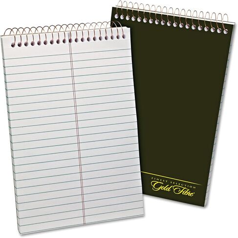 Ampad Gold Fibre Steno Book, 6" x 9", Gregg Rule, Gray Cover, 100 Sheets (20-808R) in Saudi Arabia