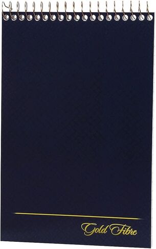 Ampad Gold Fibre Steno Book, 6" x 9", Gregg Rule, Gray Cover, 100 Sheets (20-808R) in Saudi Arabia