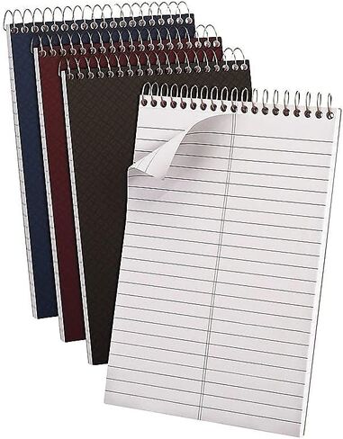 Ampad Gold Fibre Steno Book, 6" x 9", Gregg Rule, Gray Cover, 100 Sheets (20-808R) in Saudi Arabia