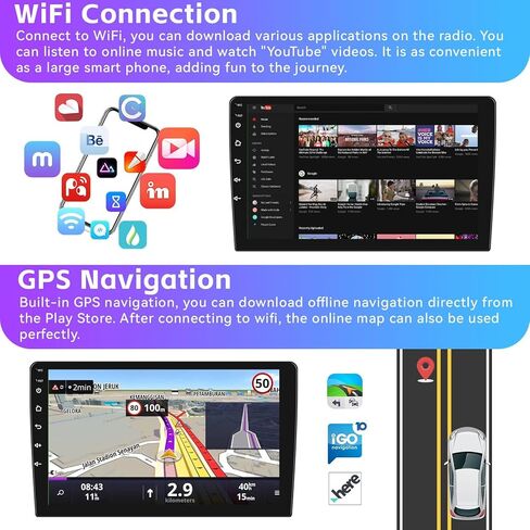 2+64G ستيريو سيارة أندرويد لسيارات BMW E46 3 Series 1999-2005 مع Carplay Android Auto Mirror Link 9 بوصة تعمل باللمس FM RDS HiFi Bluetooth WiFi GPS+Camera&MIC in Saudi Arabia