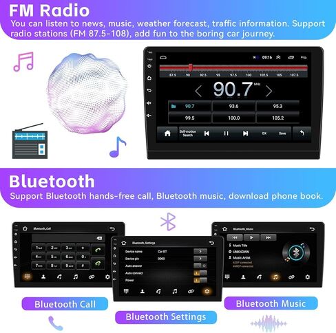2+64G ستيريو سيارة أندرويد لسيارات BMW E46 3 Series 1999-2005 مع Carplay Android Auto Mirror Link 9 بوصة تعمل باللمس FM RDS HiFi Bluetooth WiFi GPS+Camera&MIC in Saudi Arabia