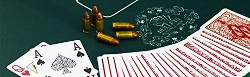حزمة مزدوجة من أوراق اللعب الاحترافية - بطاقات بوكر احترافية على طراز الكازينو لتكساس هولدم - مؤشر جامبو ممتاز بأربع نقاط in Kuwait