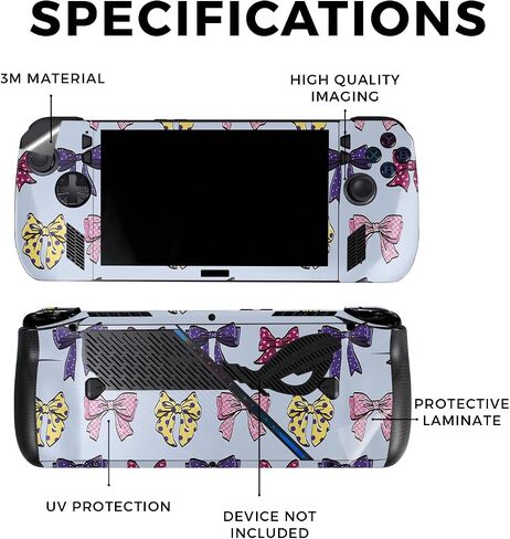 Skin Compatible with Asus ROG Ally X - Bow Assortment - Premium 3M Vinyl Protective Wrap Decal Cover - Easy to Apply | Crafted in The USA by MightySkins in Saudi Arabia