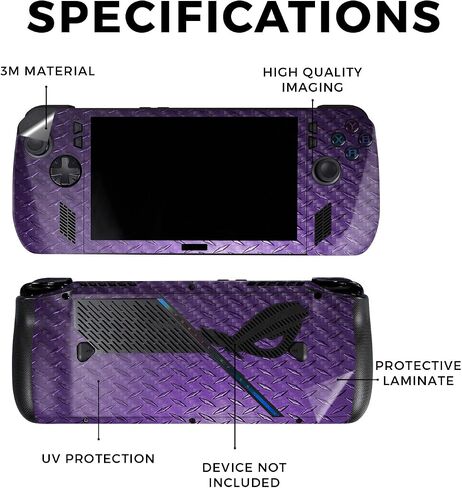 Skin Compatible with Asus ROG Ally X - Gold Dazzle - Premium 3M Vinyl Protective Wrap Decal Cover - Easy to Apply | Crafted in The USA by MightySkins in Saudi Arabia