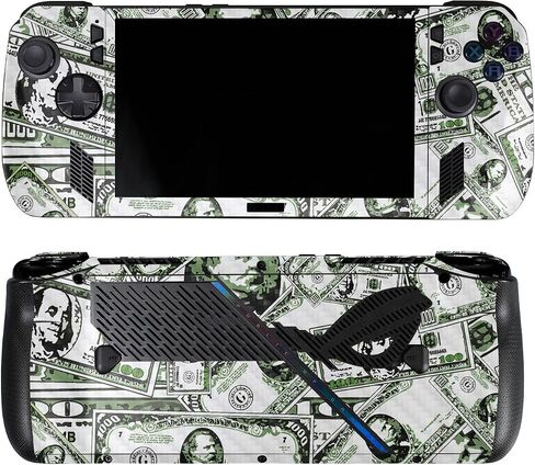 Skin Compatible with Asus ROG Ally X - Gold Dazzle - Premium 3M Vinyl Protective Wrap Decal Cover - Easy to Apply | Crafted in The USA by MightySkins in Saudi Arabia