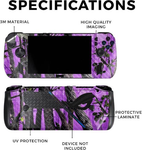 Skin Compatible with Asus ROG Ally X - Gold Dazzle - Premium 3M Vinyl Protective Wrap Decal Cover - Easy to Apply | Crafted in The USA by MightySkins in Saudi Arabia