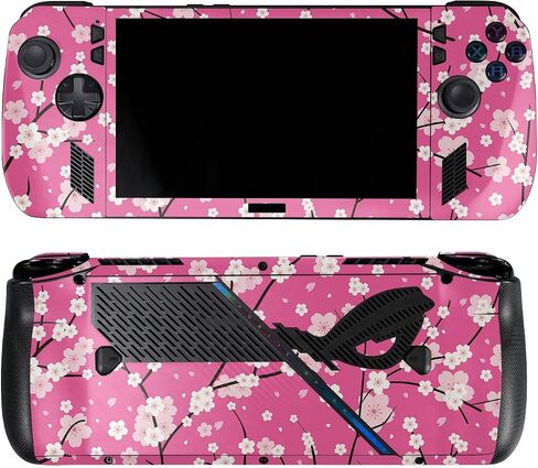 Skin Compatible with Asus ROG Ally X - Tropical Hibiscus - Premium 3M Vinyl Protective Wrap Decal Cover - Easy to Apply | Crafted in The USA by MightySkins in Saudi Arabia