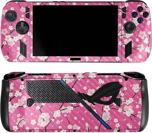 Skin Compatible with Asus ROG Ally X - Tropical Hibiscus - Premium 3M Vinyl Protective Wrap Decal Cover - Easy to Apply | Crafted in The USA by MightySkins in Saudi Arabia