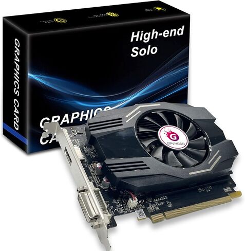 بطاقة رسومات فيديو GT 1030 سعة 4 جيجابايت GDDR4 وحدة معالجة الرسومات نظام تبريد بمروحة واحدة HDMI/DVI-D، DirectX 12، PCI Express 3.0، بطاقة فيديو لألعاب الكمبيوتر، وحدة معالجة الرسومات لسطح المكتب، تدعم 4K in Kuwait