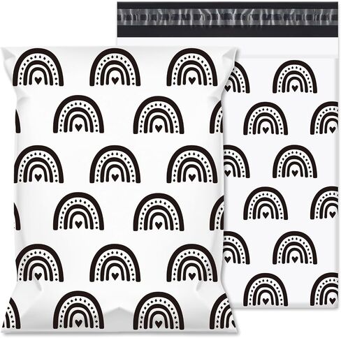 Whaline 100Pcs Blush Pink Poly Mailer 10 x 13 Inch Tear-Resistant Mailing Bags with Self-Seal Deliver Envelopes Waterproof Plastic Packaging Bags for Small Business Packing Moving in Saudi Arabia