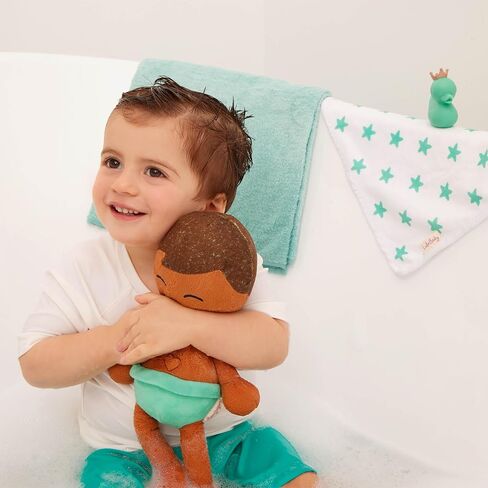 LullaBaby – 14-inch Bath Baby Doll Boy – Light-Brown Hair – Soft Plush Body for Real Water Play – Tub Toys – Kids Ages 2 Years Old & Up – Bath Doll - Baby Boy in Saudi Arabia