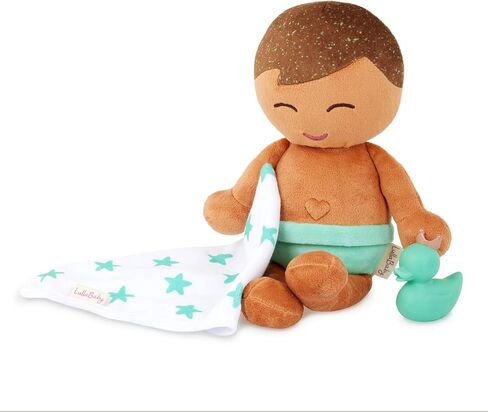 LullaBaby – 14-inch Bath Baby Doll Boy – Light-Brown Hair – Soft Plush Body for Real Water Play – Tub Toys – Kids Ages 2 Years Old & Up – Bath Doll - Baby Boy in Saudi Arabia