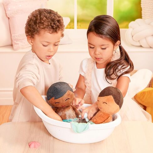 LullaBaby – 14-inch Bath Baby Doll Boy – Light-Brown Hair – Soft Plush Body for Real Water Play – Tub Toys – Kids Ages 2 Years Old & Up – Bath Doll - Baby Boy in Saudi Arabia
