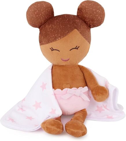 LullaBaby - دمية طفل للاستحمام مقاس 35.56 سم - شعر بني فاتح - جسم قطيفة ناعم للعب في الماء الحقيقي - ألعاب الحوض - للأطفال من عمر سنتين فما فوق - دمية حمام - طفل رضيع in Kuwait