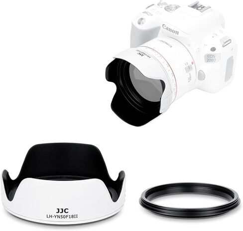 غطاء غطاء عدسة JJC ذو وجهين لعدسة Yongnuo YN 50mm F1.8 II Canon EF (فقط) متوافق مع فلتر 58 مم أو غطاء العدسة، يوفر حماية إضافية للعدسة in Saudi Arabia