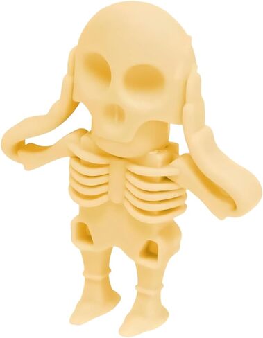 128GB USB 3.0 Flash Drive Cartoon Novelty Halloween Human Skeleton Memory Stick Silicone Rubber Pendrive Yellow, 128GB-halloween-skeleton-yellow3.0 in Kuwait