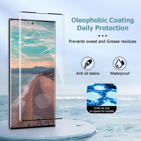 3+2 Pack Galaxy Note 20 Ultra Screen Protector+Camera lens film 9H Hardness Tempered Glass Screen Protector Bubble-Free,Easy Installation,Compatible Fingerprint Unlock,for Samsung Galaxy Note 20 Ultra in Kuwait